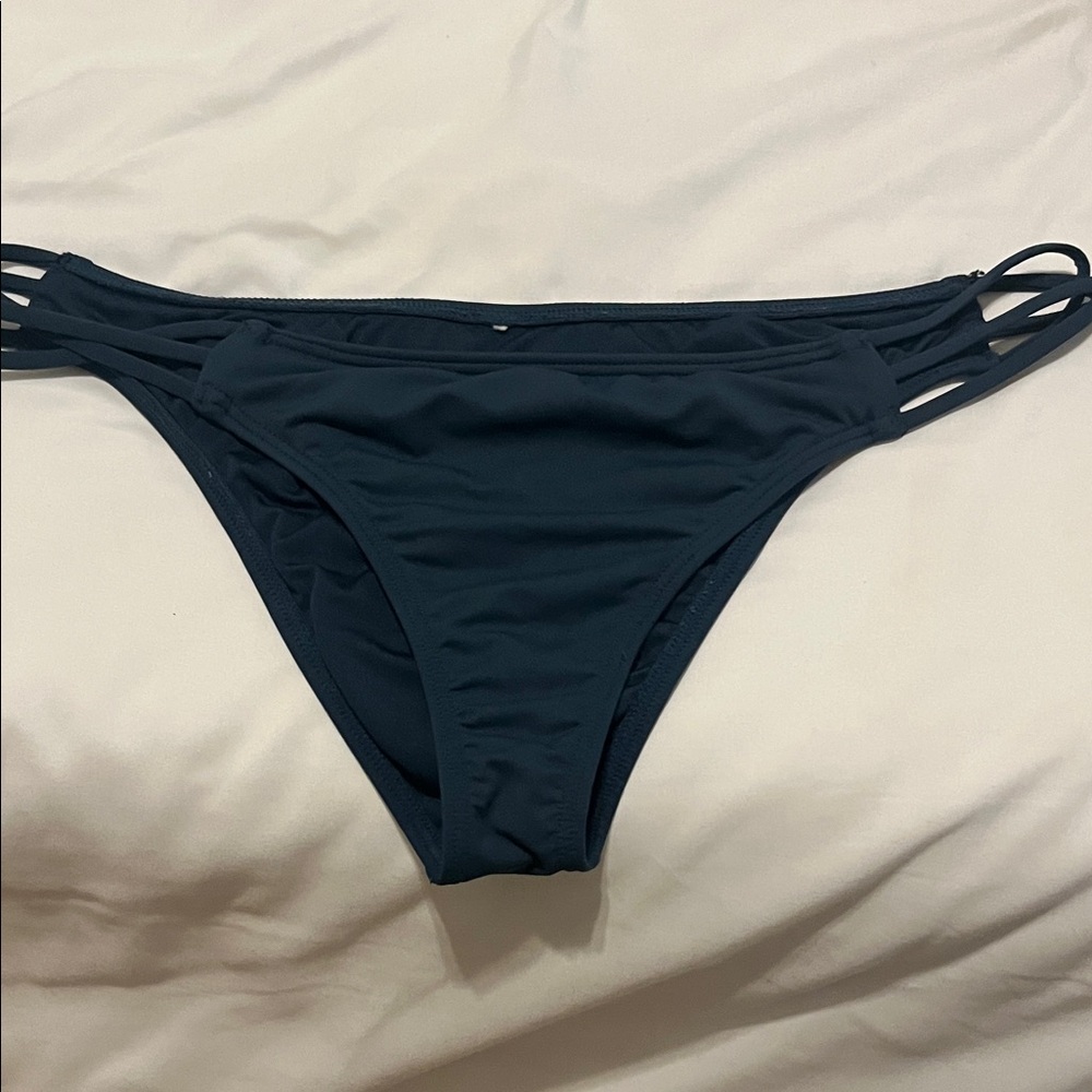O'Neill Dark Navy Triple-Strap Bikini Bottom